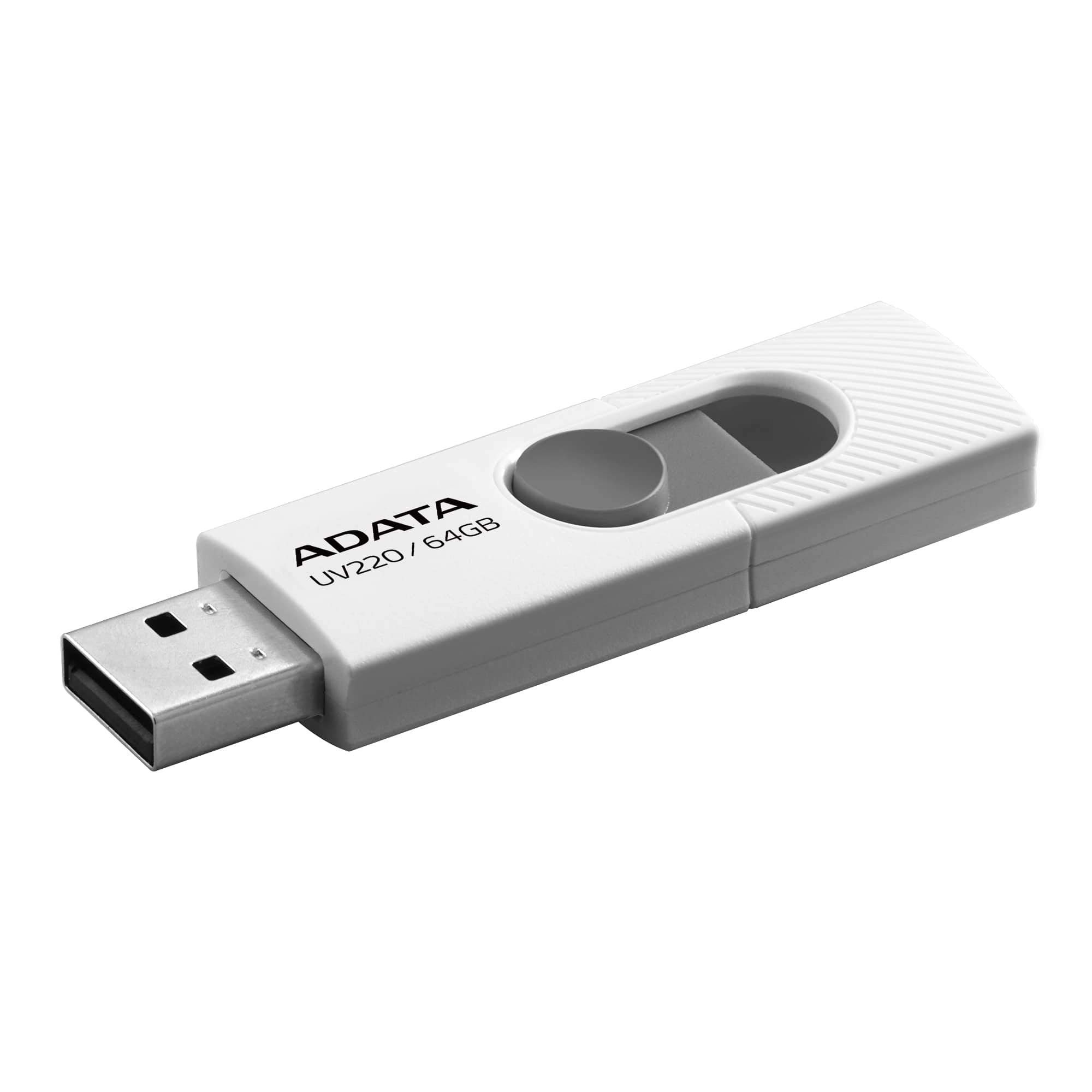 Foto 2 pulgar | Unidad Flash Usb Adata Uv220 64gb Usb 2.0 Blanco- Venta Internacional