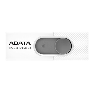 Foto 2 | Unidad Flash Usb Adata Uv220 64gb Usb 2.0 Blanco- Venta Internacional