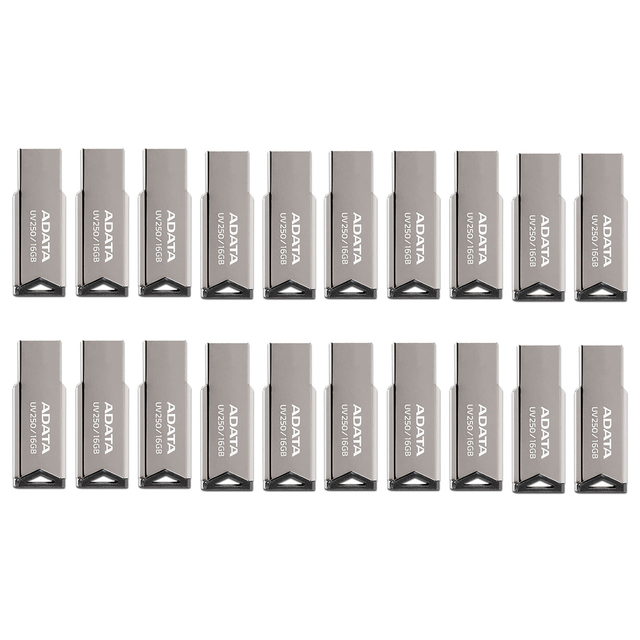 Foto 1 | Kit de 20 Unidades Flash Usb 2.0 Adata Uv250 de 16gb