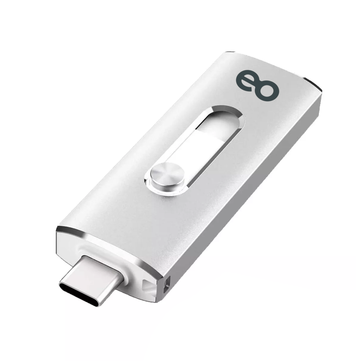 Memoria Usb 3.0 128gb Eo Safe Imports Esi-10592-1 Plata