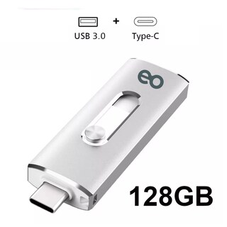 Foto 2 | Memoria Usb 3.0 128gb Eo Safe Imports Esi-10592-1 Plata