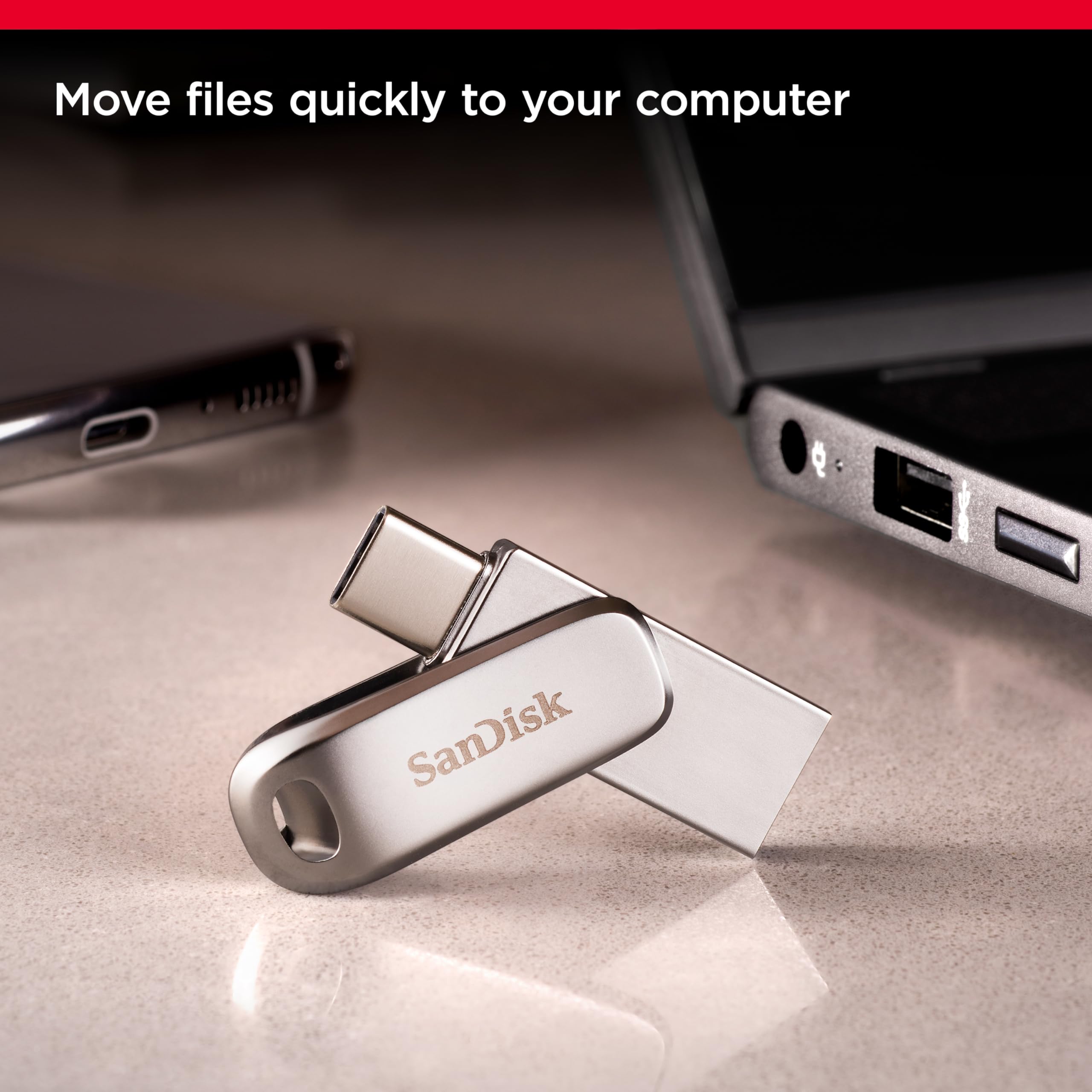 Foto 5 pulgar | Unidad Flash USB Sandisk Ultra Dual Drive Luxe de 512 GB - Venta Internacional