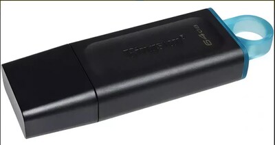 Foto 2 | Memoria USB Kingston DTX-64 Negra 64 GB 3.2 Gen 1