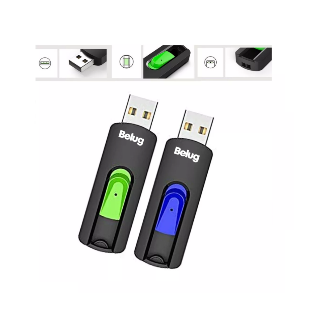 Foto 4 pulgar | Memoria Usb 2.0 De 8 Gb, Plateado, 10 Piezas Belug