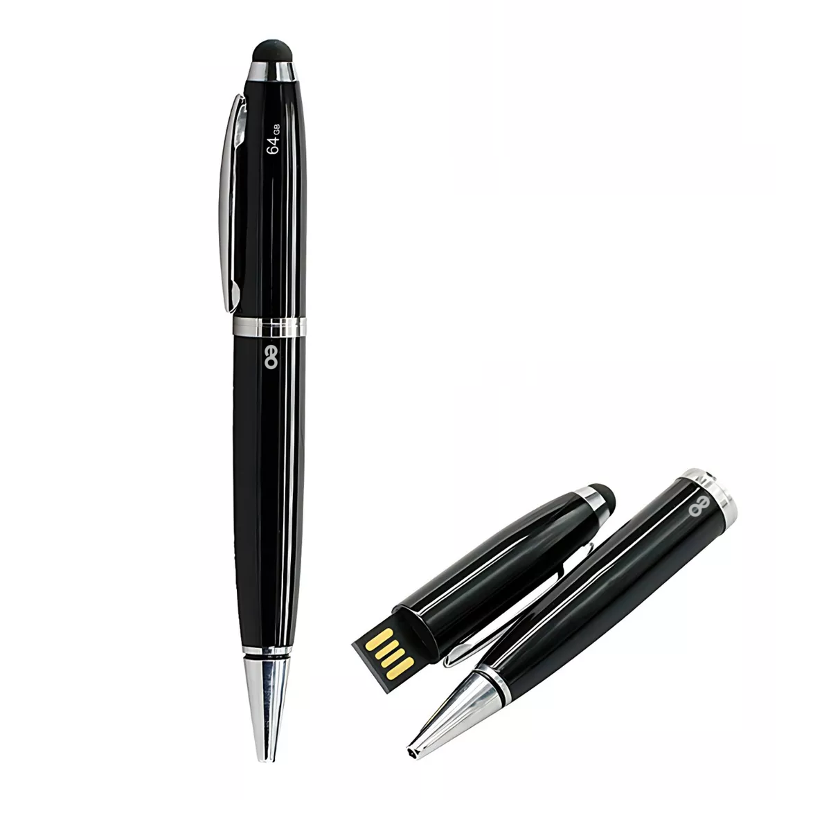 Foto 2 | Memoria Usb 64gb de Bolígrafo Touch Eo Safe Imports Esi-8149-1 Negro