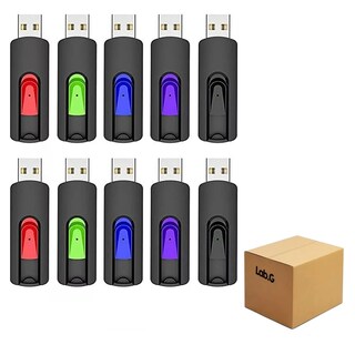 Foto 1 | Memoria Usb 2.0 Topesel De 8 Gb Lab.g, Plateado, 10 Piezas