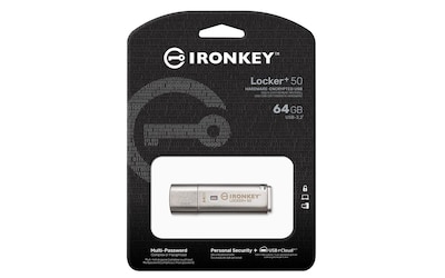 Foto 3 | Memoria USB Kingston 64 GB con Cifrado - Venta Internacional