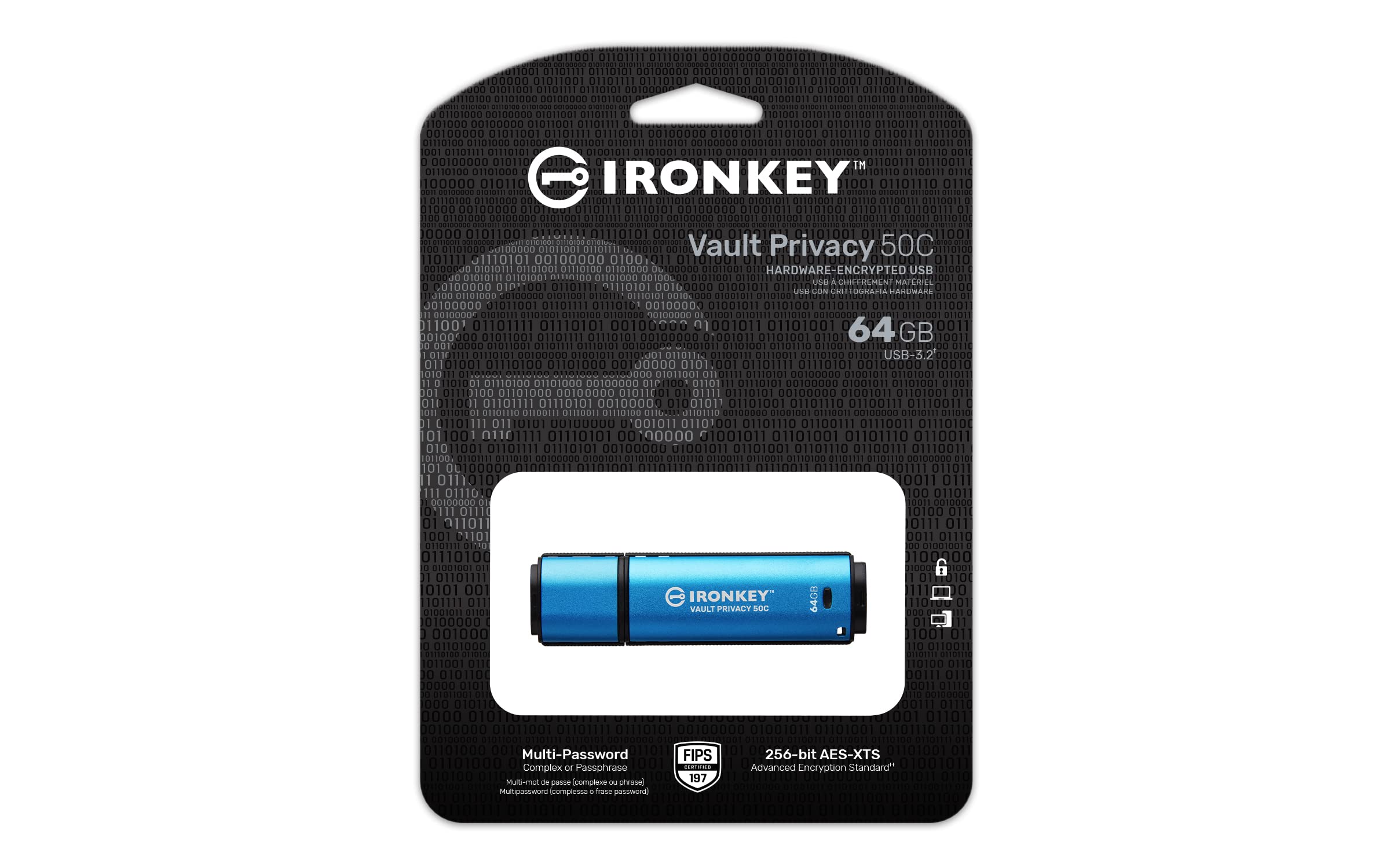 Foto 5 pulgar | Memoria USB Kingston 64 GB con Cifrado - Venta Internacional