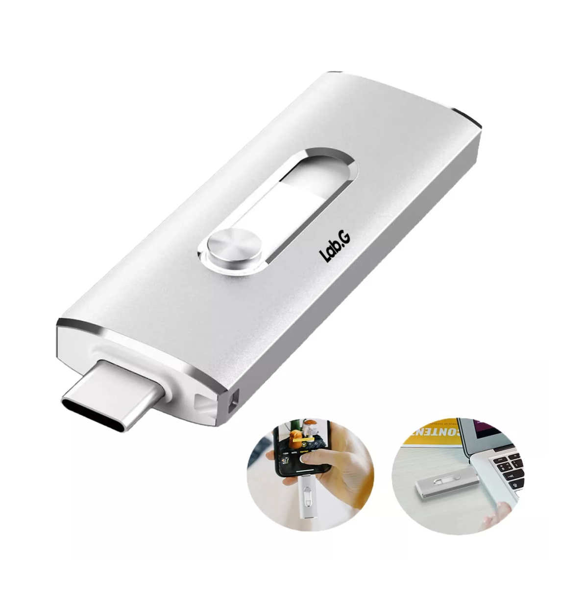 Foto 4 pulgar | Memoria Usb 3.0 128gb Gris