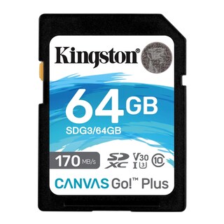 Foto 2 | Tarjeta De Memoria Kingston Canvas Go Plus 64gb Sdxc 170mb/s - Venta Internacional.