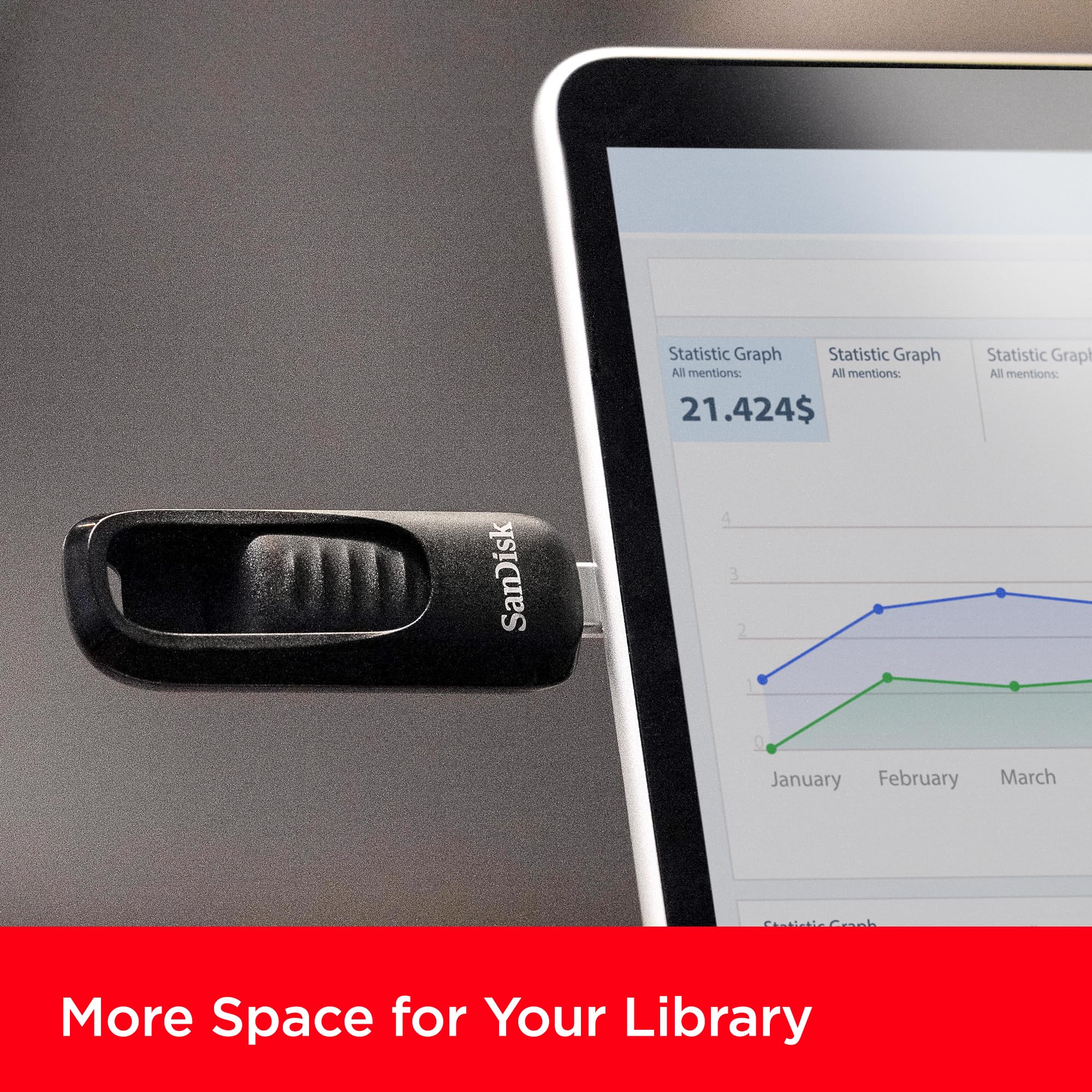 Foto 4 pulgar | Memoria USB Sandisk 64 GB 3.2 - Venta Internacional