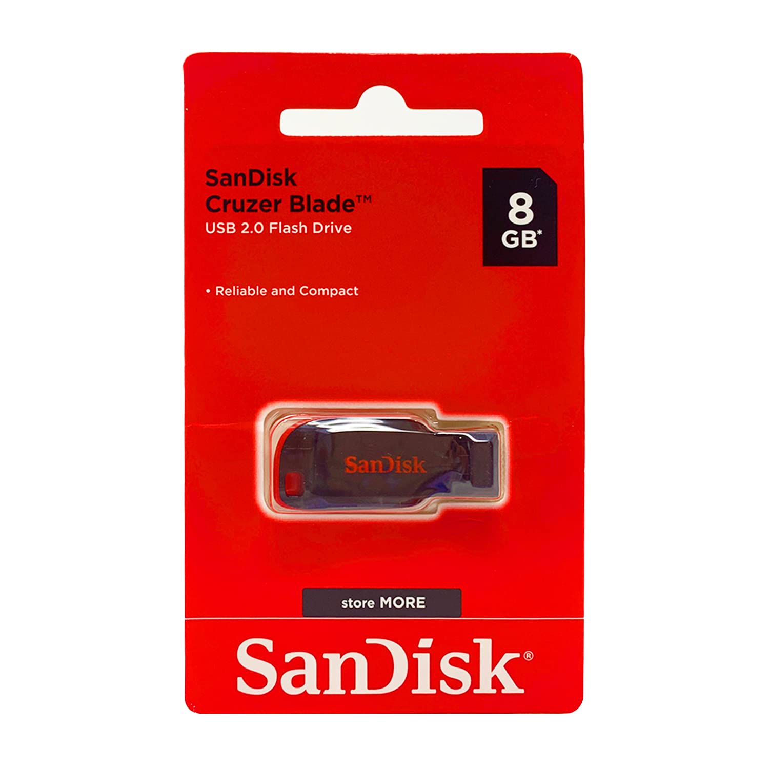 Memoria USB Sandisk 8 GB 2.0 - Venta Internacional