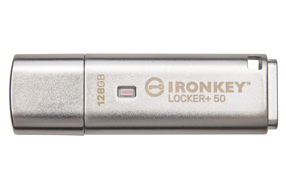 Foto 2 | Unidad Flash Usb Cifrada Kingston Ironkey Locker+ 50 128 Gb - Venta Internacional.