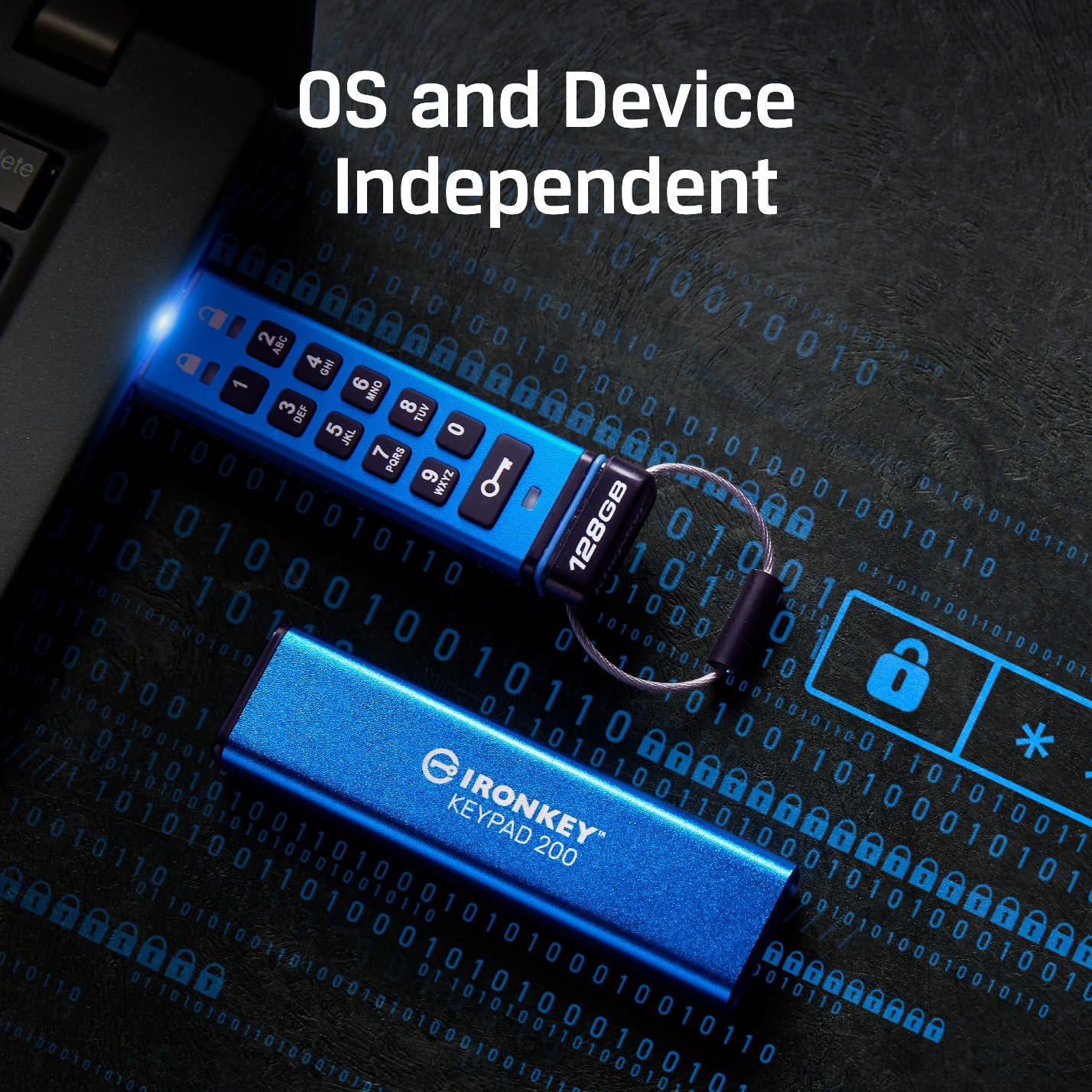 Foto 5 pulgar | Unidad Flash Cifrada Kingston Ironkey Keypad 200 16 Gb Usb-c - Venta Internacional.