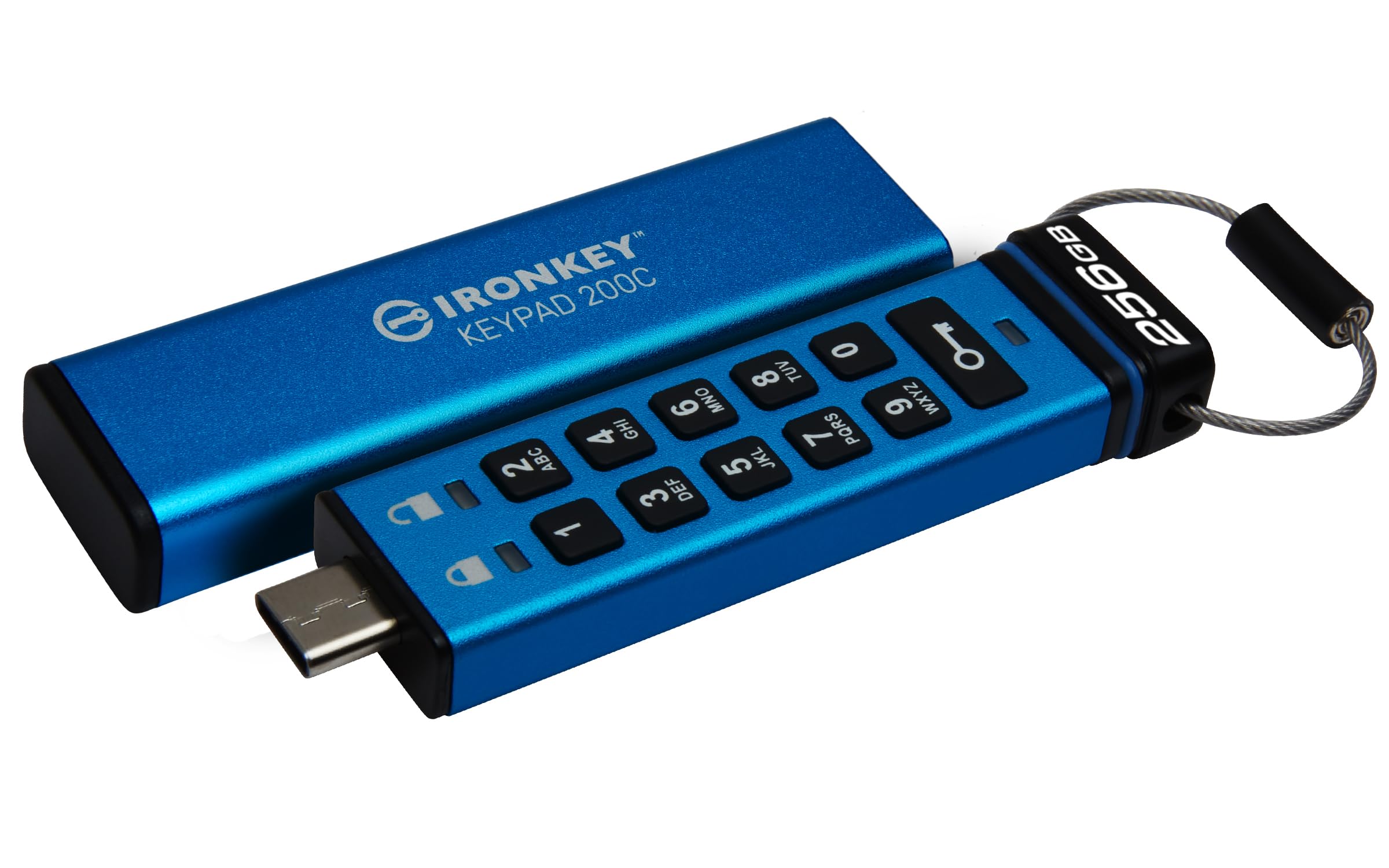 Foto 2 pulgar | Unidad Flash Cifrada Kingston Ironkey Keypad 200 256gb - Venta Internacional.