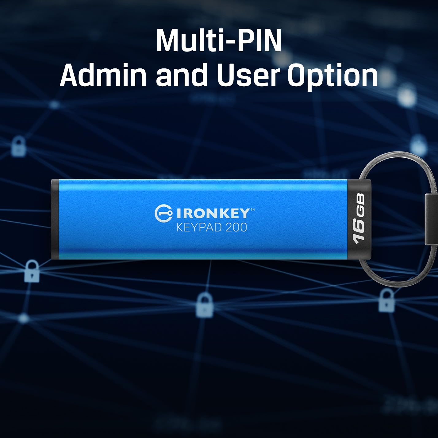 Foto 6 pulgar | Unidad Flash Cifrada Kingston Ironkey Keypad 200 256gb - Venta Internacional.