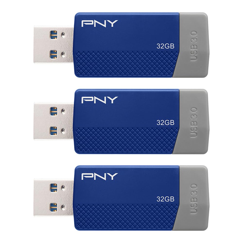 Foto 3 pulgar | Unidad Flash Usb Pny Odm Elite Edge 32 Gb Usb 3.0, Paquete De 3 Unidades, Azul - Venta Internacional.