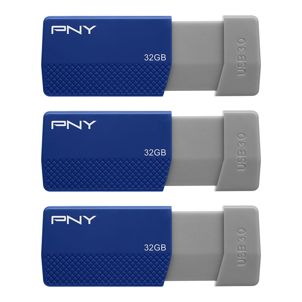Foto 5 pulgar | Unidad Flash Usb Pny Odm Elite Edge 32 Gb Usb 3.0, Paquete De 3 Unidades, Azul - Venta Internacional.