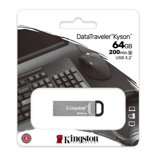 Foto 6 | Unidad Flash Kingston Datatraveler Kyson 64 Gb Usb 3.2 Metal - Venta Internacional.