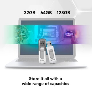 Foto 6 | Unidad Flash Lexar Jumpdrive V100 128 Gb Usb 3.2 Gen 1 Gris - Venta Internacional.