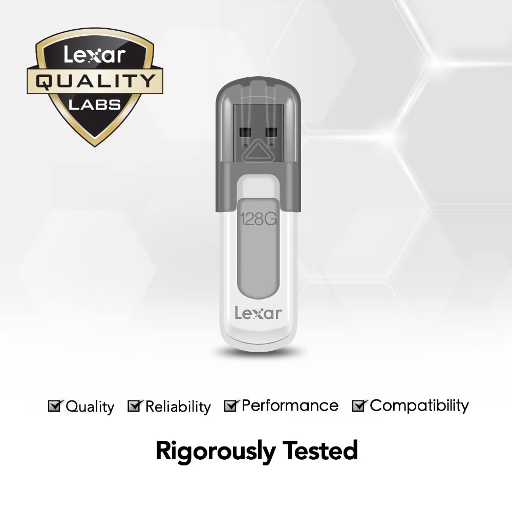 Foto 8 pulgar | Unidad Flash Lexar Jumpdrive V100 128 Gb Usb 3.2 Gen 1 Gris - Venta Internacional.