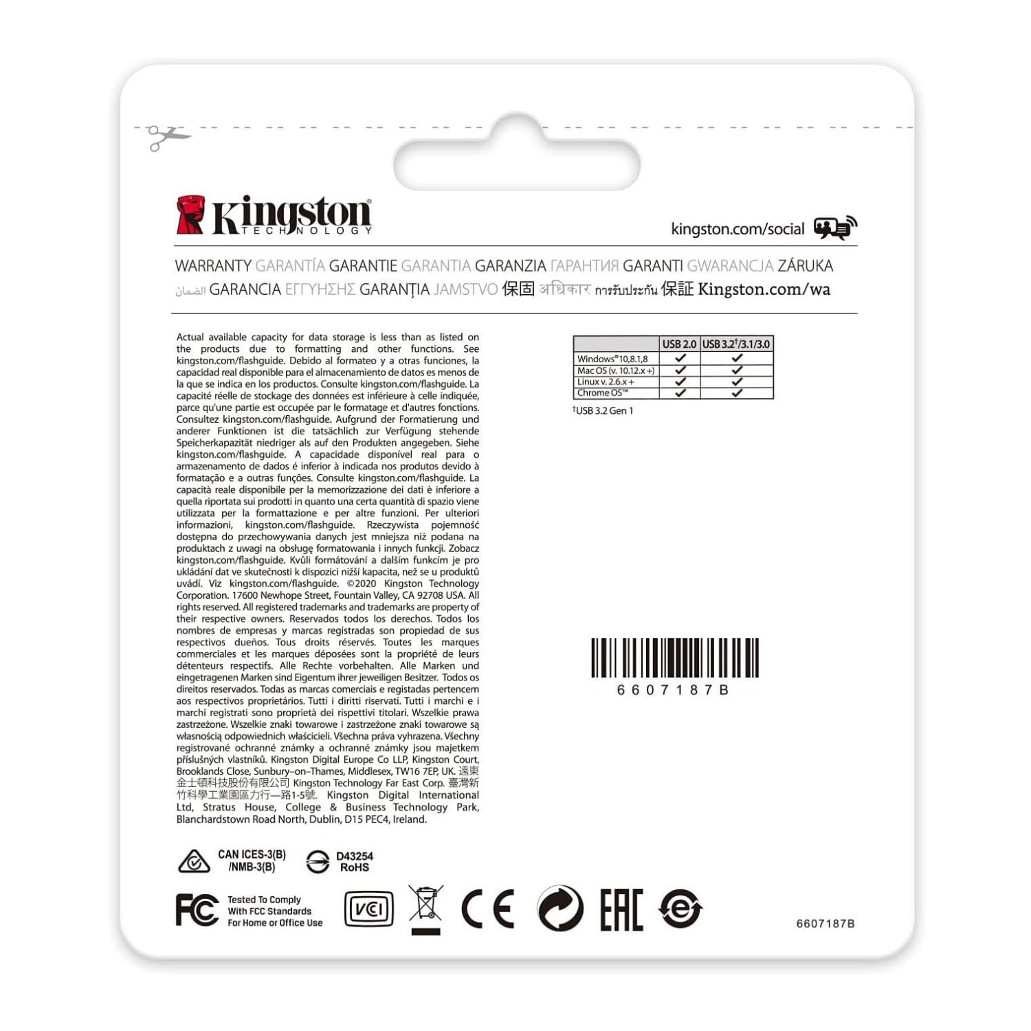 Foto 7 | Unidad Flash Kingston Datatraveler Kyson 128 Gb Usb 3.2 - Venta Internacional.