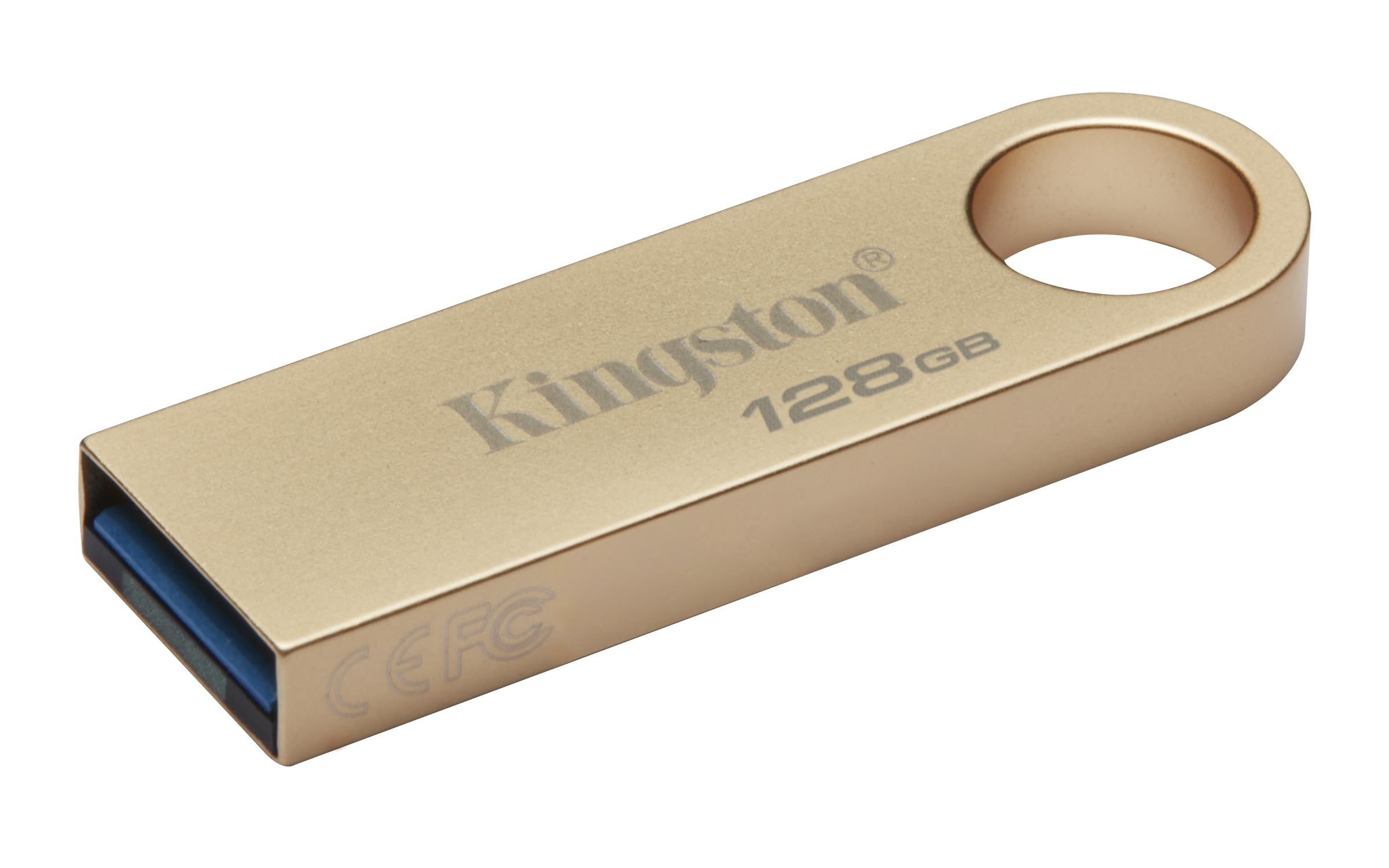 Foto 3 pulgar | Unidad Flash Usb Kingston Datatraveler Se9 Gen 3 De 128 Gb, Color Dorado - Venta Internacional.