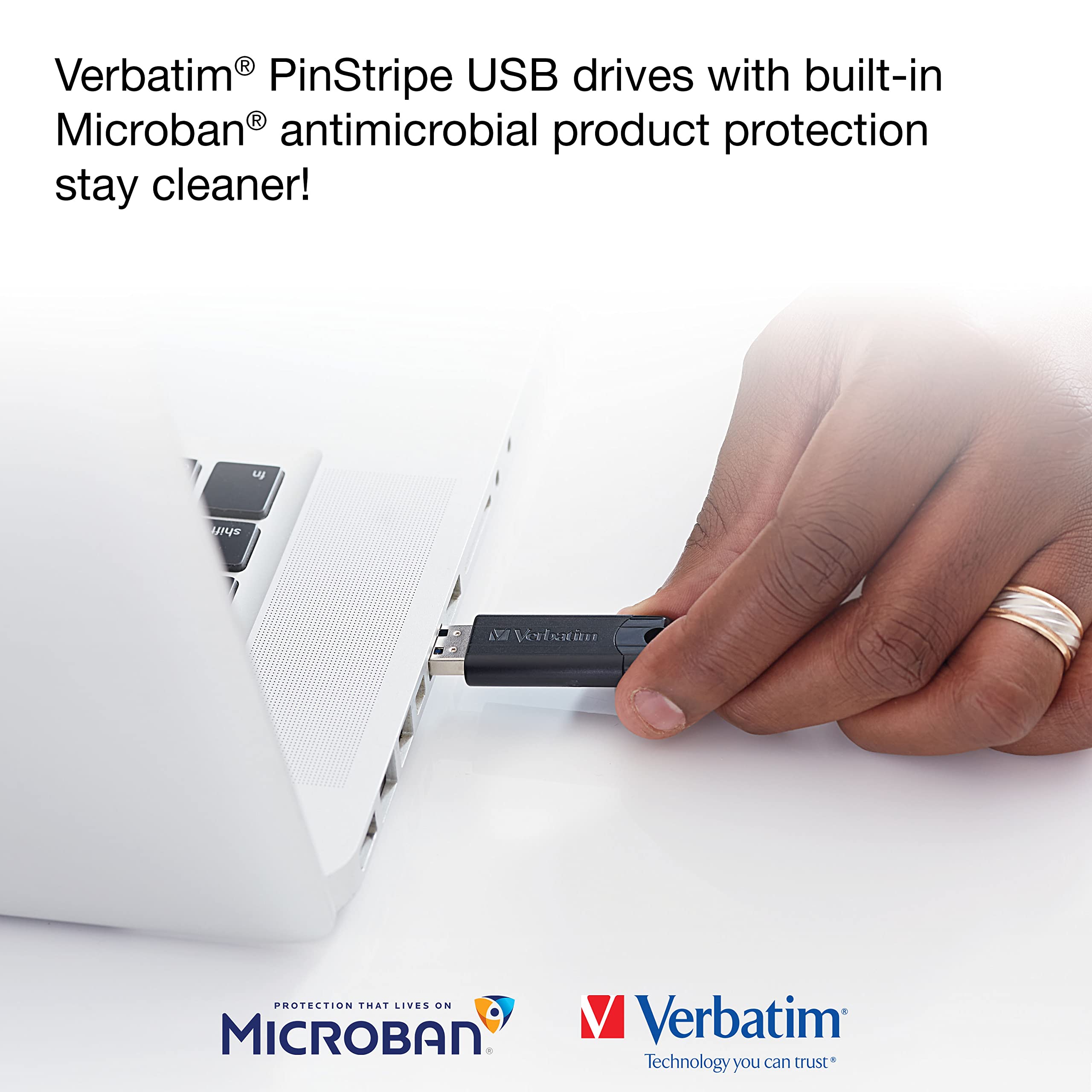 Foto 5 pulgar | Unidad Flash Verbatim Pinstripe Usb 3.2 Gen 1 De 256 Gb  Color Negro - Venta Internacional.