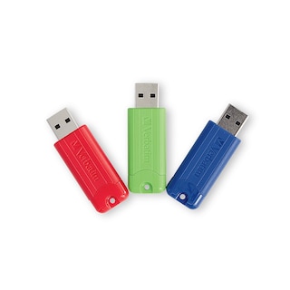 Foto 1 | Unidad Flash Verbatim Pinstripe De 128 Gb Usb 3.2 Gen 1 Paquete De 3 - Venta Internacional.