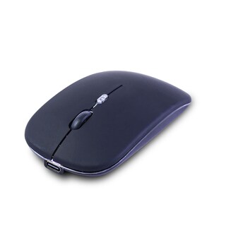 Foto 1 | Ratón Inalámbrico Negro con Luz RGB Recargable