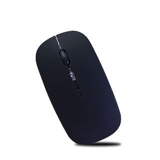 Foto 3 | Ratón Inalámbrico Negro con Luz RGB Recargable