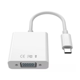 Foto 1 | Adaptador Convertidor de USB PQMT51587 color Blanco Tipo C 3.1 a VGA WI90