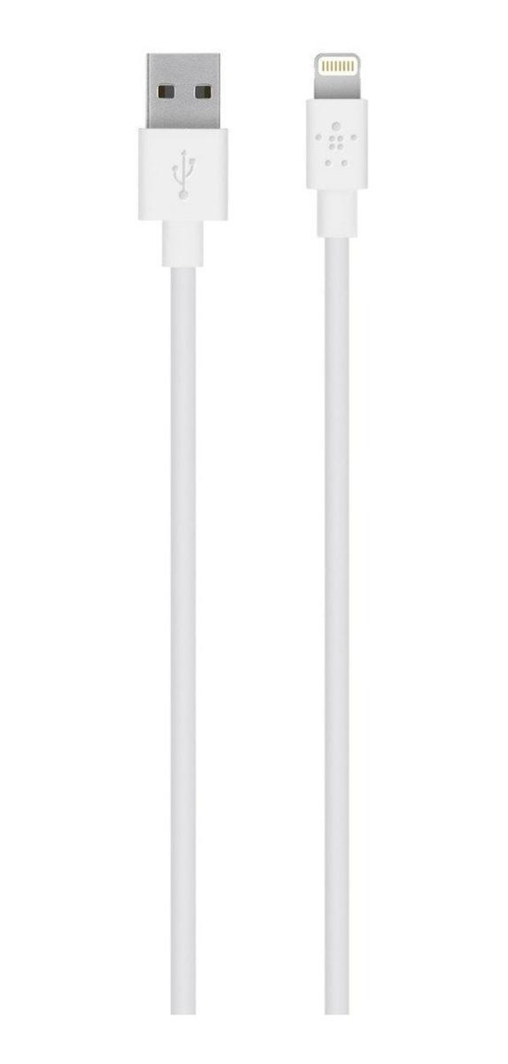 Foto 4 pulgar | Cable para iPhone y iPad Lightning 2 M Belkin color Blanco