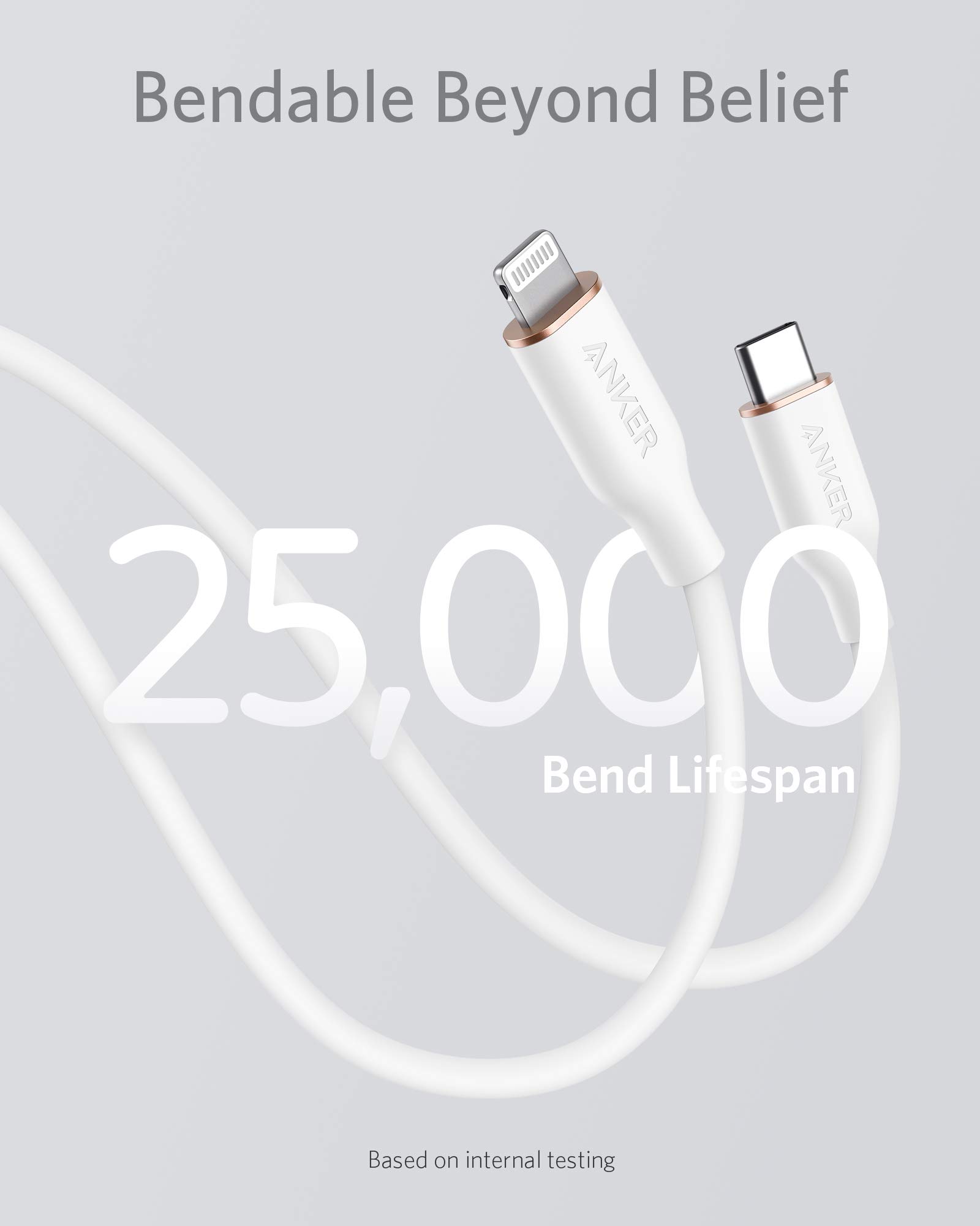 Foto 5 pulgar | Cable Usb-c A Lightning Anker 641 Powerline Iii Flow De 6 Pies - Venta Internacional.