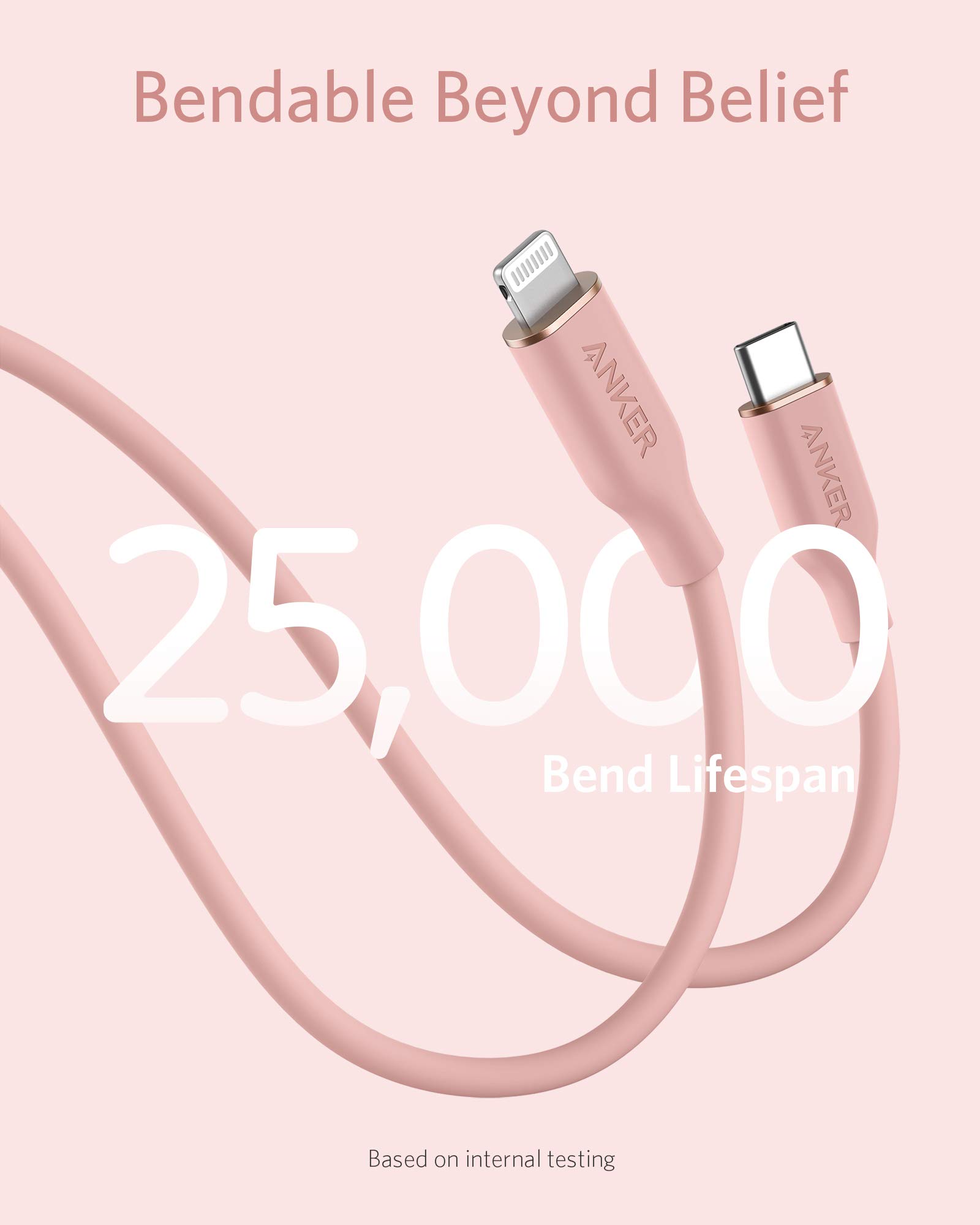 Foto 5 pulgar | Cable Usb-c A Lightning Anker 641 Powerline Iii Flow De 6 Pies - Venta Internacional.