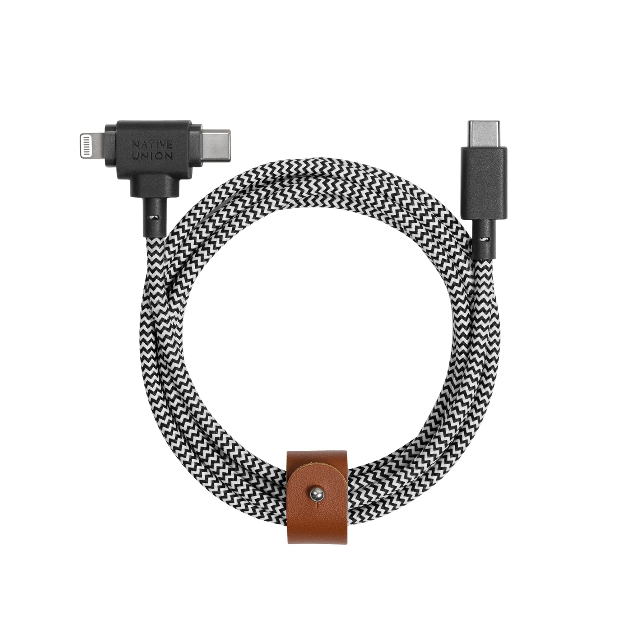 Foto 1 | Cable De Carga Native Union Belt Cable Duo De 1,5 M Para Dispositivos Lightning Y Tipo C - Venta Internacional.