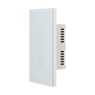 Foto 2 | Apagador Inteligente Tecnolite Connect 3 Botones Táctiles Blanco