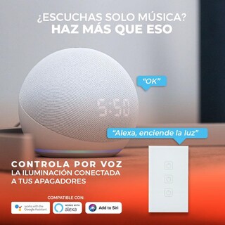 Foto 4 | Apagador Inteligente Tecnolite Connect 3 Botones Táctiles Blanco
