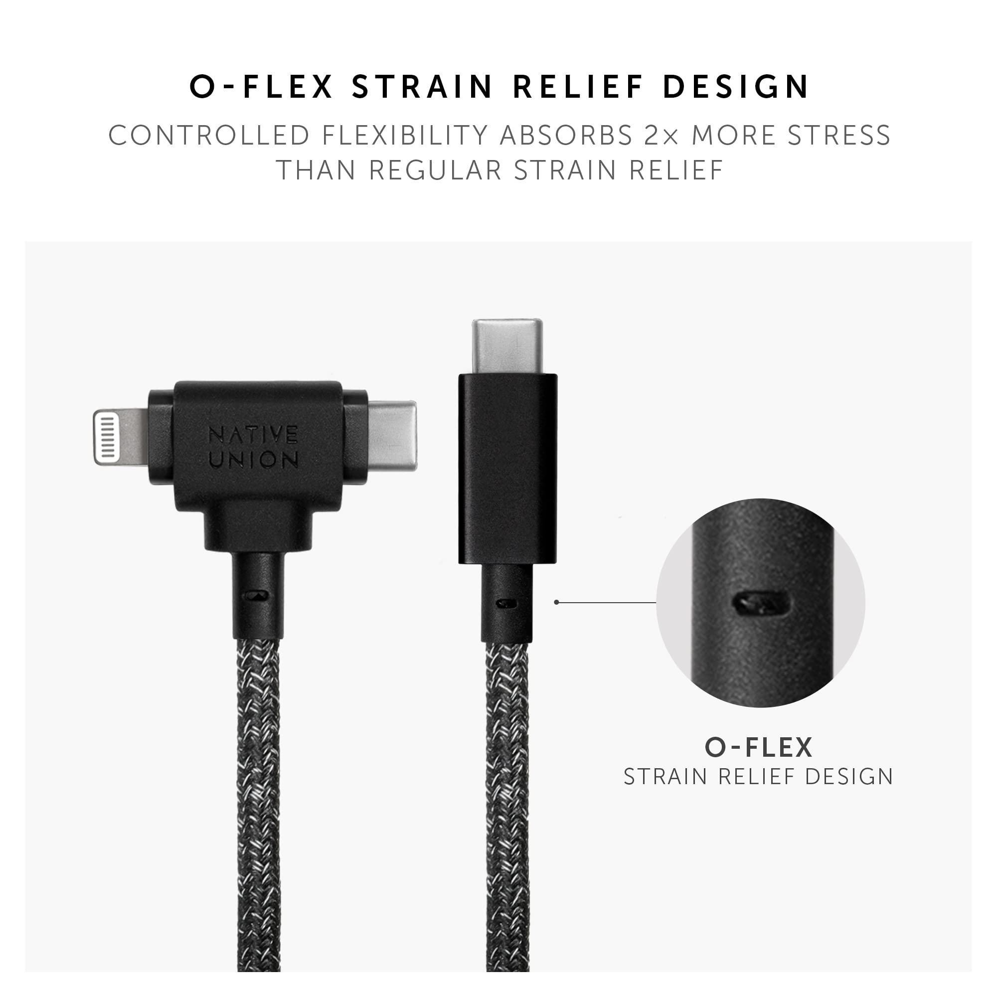 Foto 7 pulgar | Cable De Carga Native Union Belt Cable Duo Cosmos De 1 5 M - Venta Internacional.
