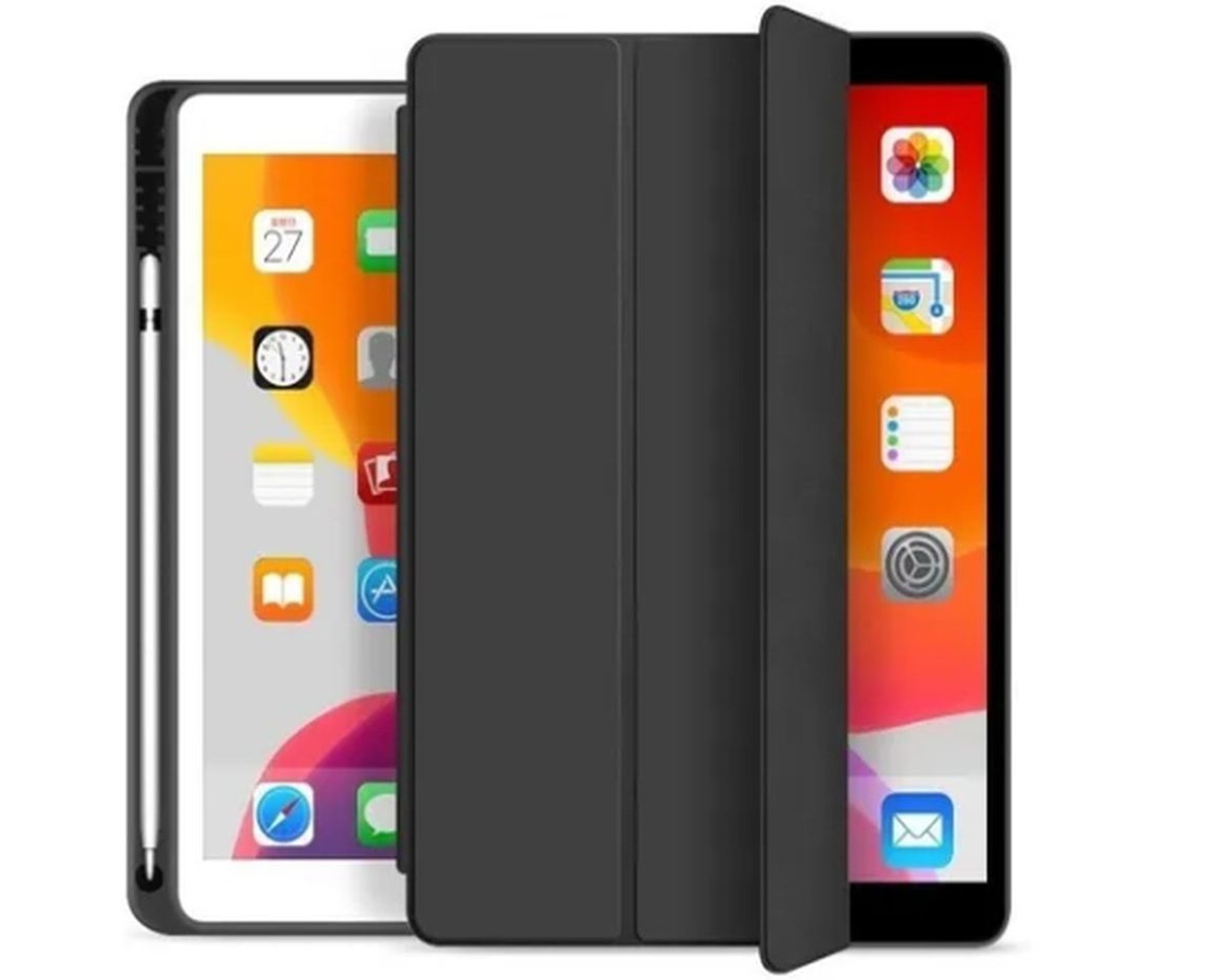 Foto 4 pulgar | Funda Teknet Case iPad Air 4 10.9 A2270 A2429 A2316 A2072 Silicon Porta Pencil