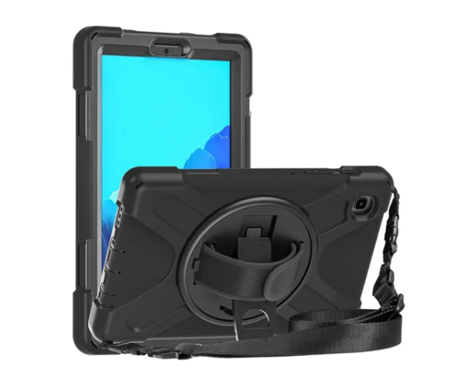 Foto 2 pulgar | Funda Uso Rudo Teknet color Negro para Samsung Galaxy Tab A7 Lite T220 8.7''