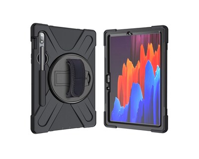 Foto 2 | Funda Uso Rudo para Samsung Galaxy Tab S7 T870 de 11 Pulgadas Correa