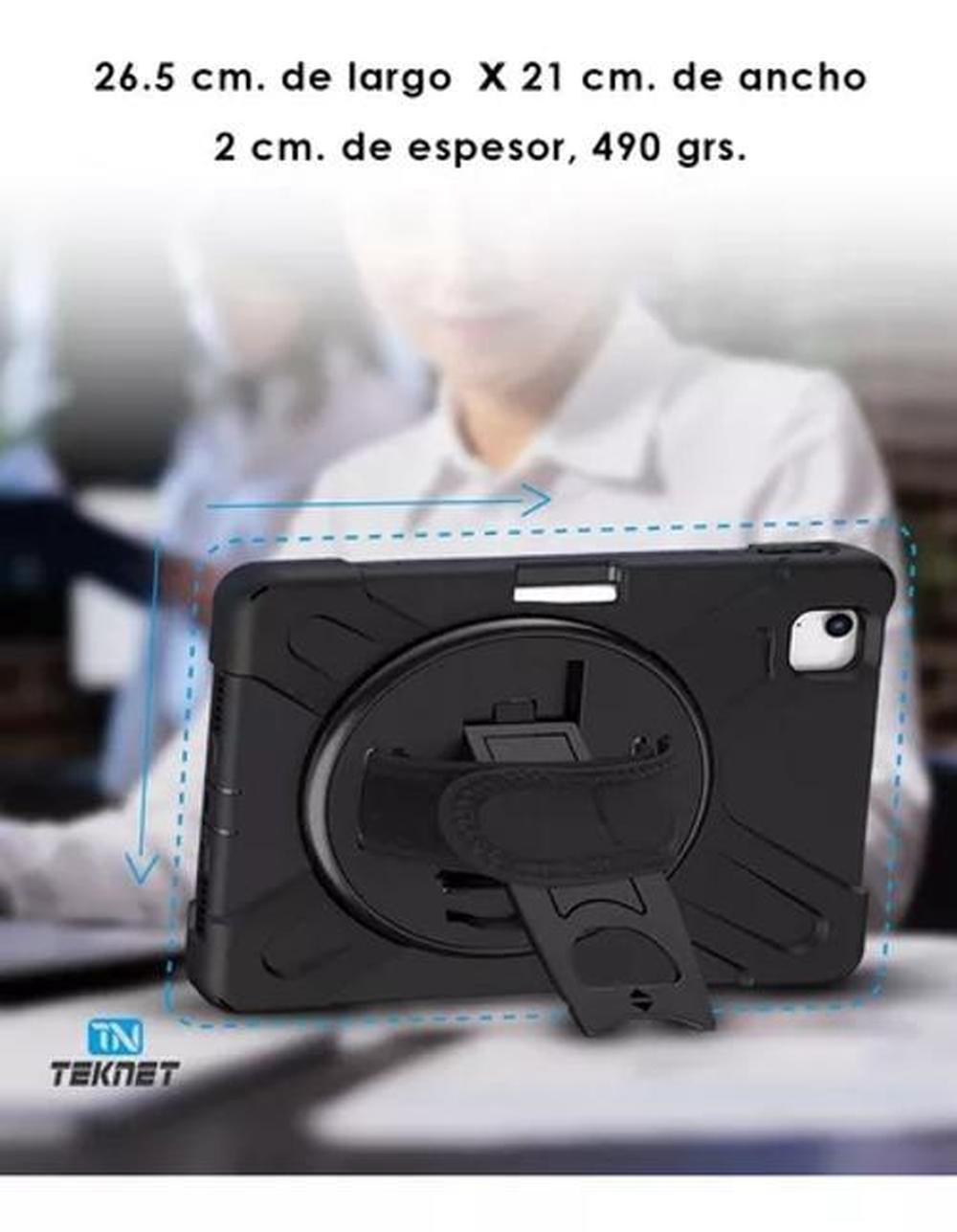 Foto 3 | Funda Para Ipad Air 5 10.9 A2589 A2591 Correa Rudo Negro