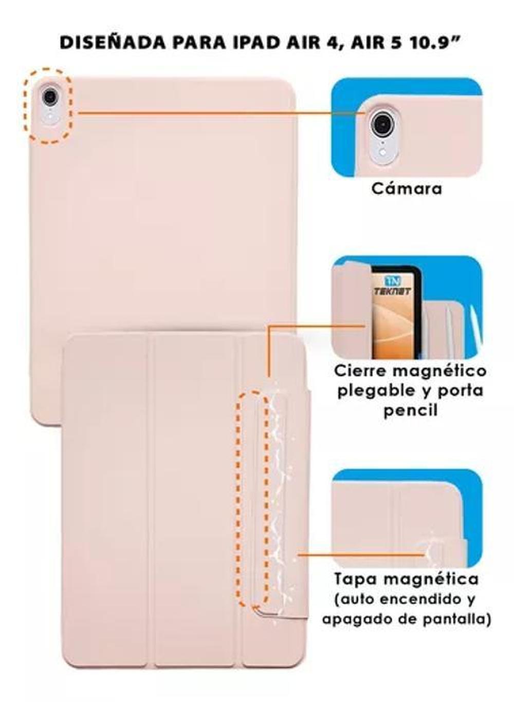 Foto 4 pulgar | Funda Slim Case Para Ipad Air 5 De 10.9 A2589, A2591 Rosa