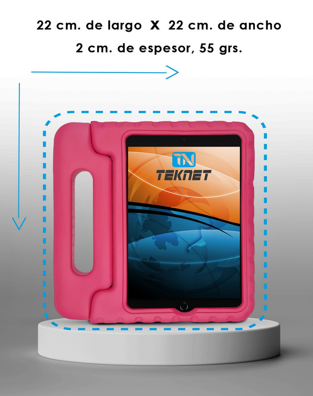 Foto 5 pulgar | Case Infantil Compatible Ipad Mini 4 5 Uso Rudo Rosa