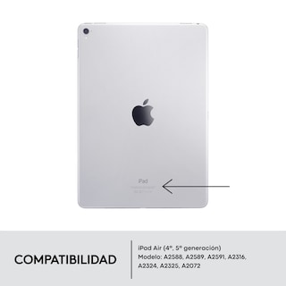 Foto 7 | Funda con Teclado Logitech Folio Touch color Gris con Trackpad para iPad Air Gen 4 y 5