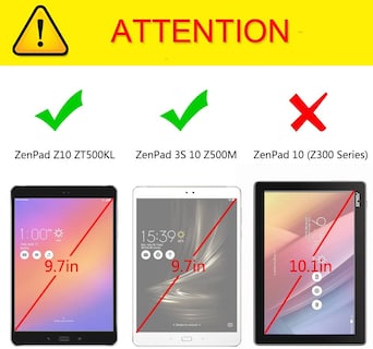Foto 4 | Venta Internacional- Funda de Tablet Fintie para Asus Zenpad 3S 10/ Zenpad Z10