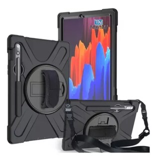Foto 1 | Funda De Uso Rudo Para Samsung Galaxy Tab S8 S7 De 11'' Case Resistente A Caidas Con Correa
