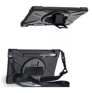 Foto 3 | Funda De Uso Rudo Para Samsung Galaxy Tab S8 S7 De 11'' Case Resistente A Caidas Con Correa