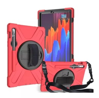 Foto 1 | Funda De Uso Rudo Para Samsung Galaxy Tab S8 S7 De 11'' Case Resistente A Caidas Con Correa